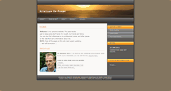 Desktop Screenshot of kristiaandepaepe.com