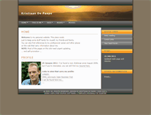 Tablet Screenshot of kristiaandepaepe.com